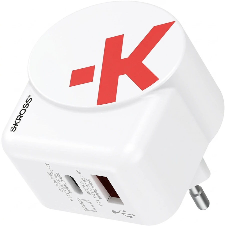 Skross Euro USB Charger A/C 65PD su USB-C (19.09.1323)