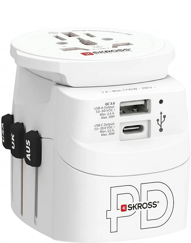 Skroll Pro Light adapteris su USB-C ir USB-A jungtimis