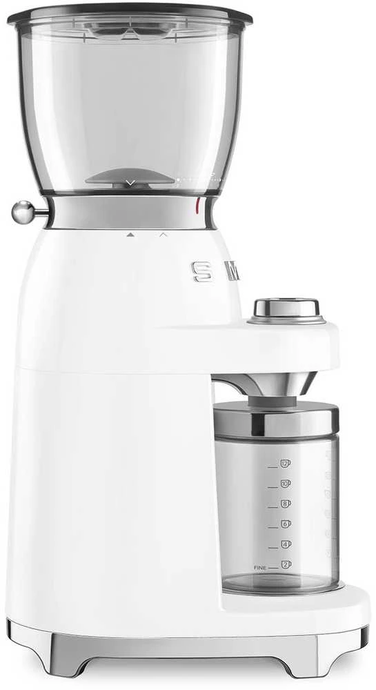 Kavamalė Kavos malūnėlis - Smeg CGF11WHEU 30 malimo lygių baltas