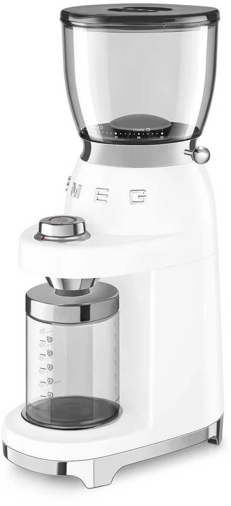 Kavamalė Kavos malūnėlis - Smeg CGF11WHEU 30 malimo lygių baltas