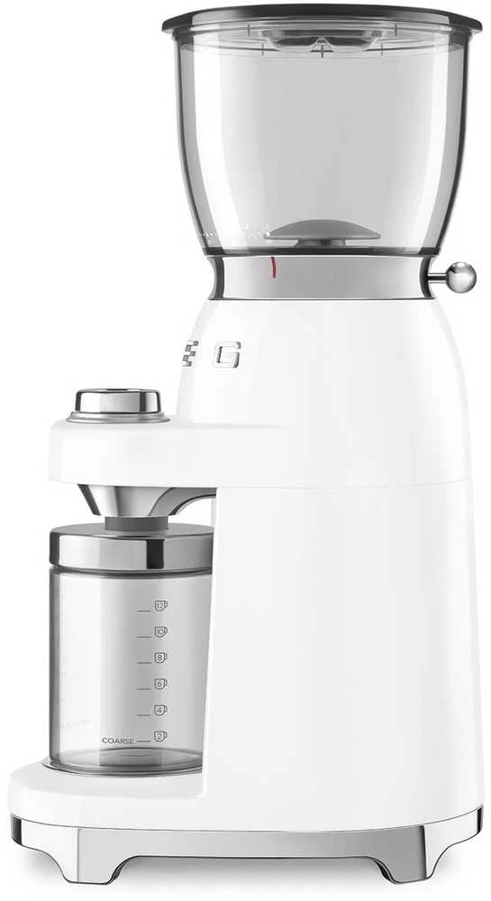 Kavamalė Kavos malūnėlis - Smeg CGF11WHEU 30 malimo lygių baltas