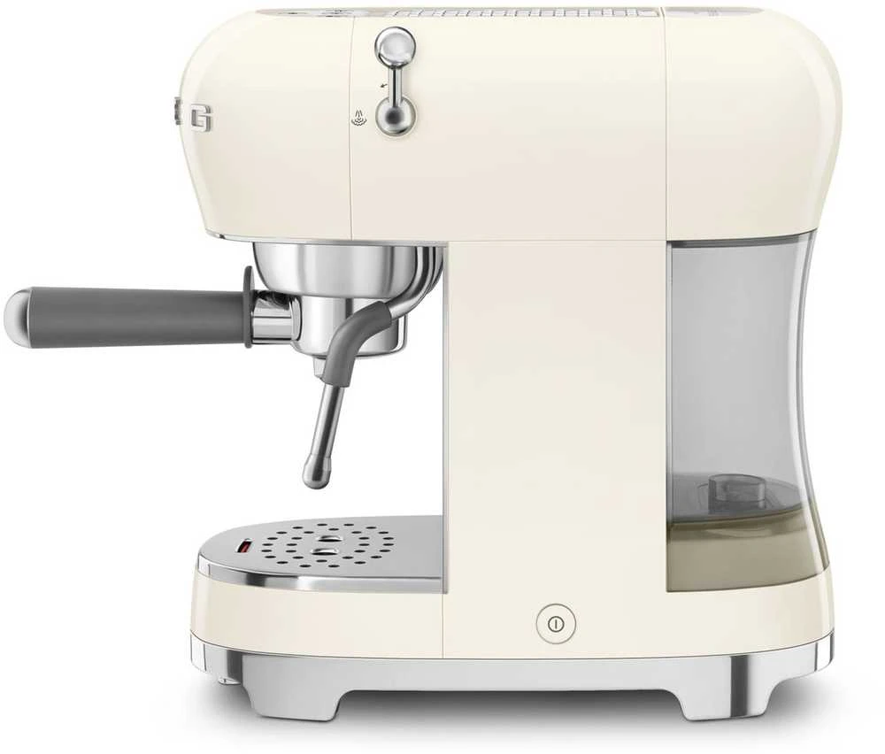 Smeg Espresso rankinis kavos aparatas ECF02CREU, Kreminės spalvos