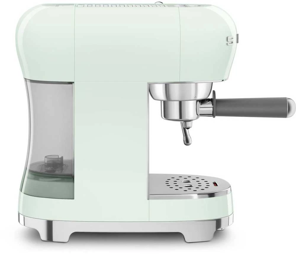 Kavos Aparatas - SMEG ECF02PGEU 15-Bar Pusiau automatinis Espresso Aparatas su Garų Antgaliu Žalia