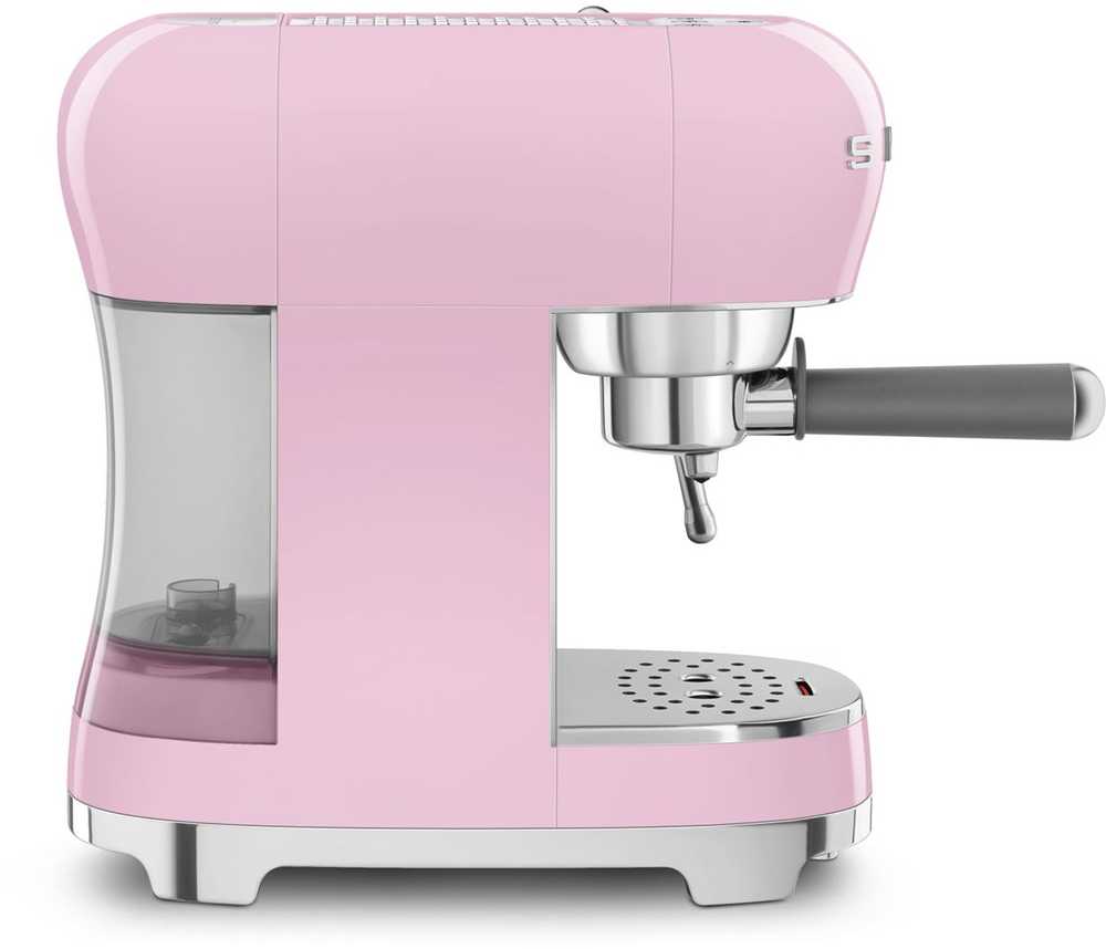 Kavos Aparatas - SMEG ECF02PKEU 15-Bar Pusiau automatinis Espresso Termoblokas 1.1L Rožinė
