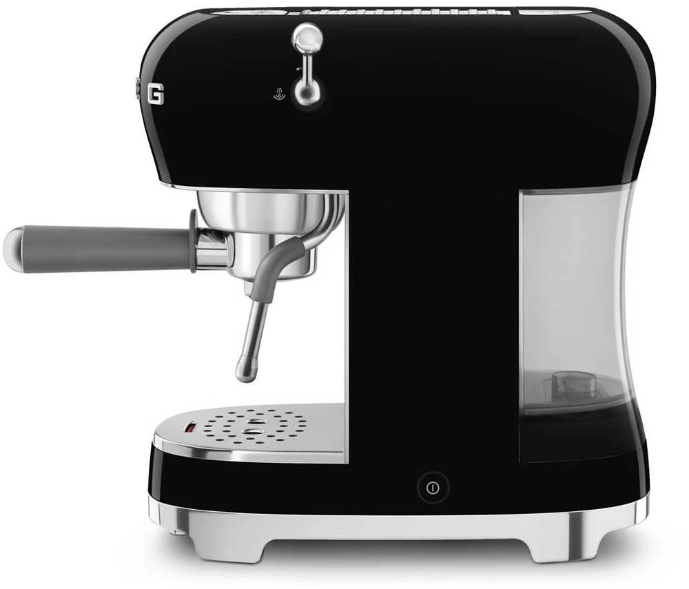 Smeg Espresso rankinis kavos aparatas ECF02BLEU, Juodos spalvos