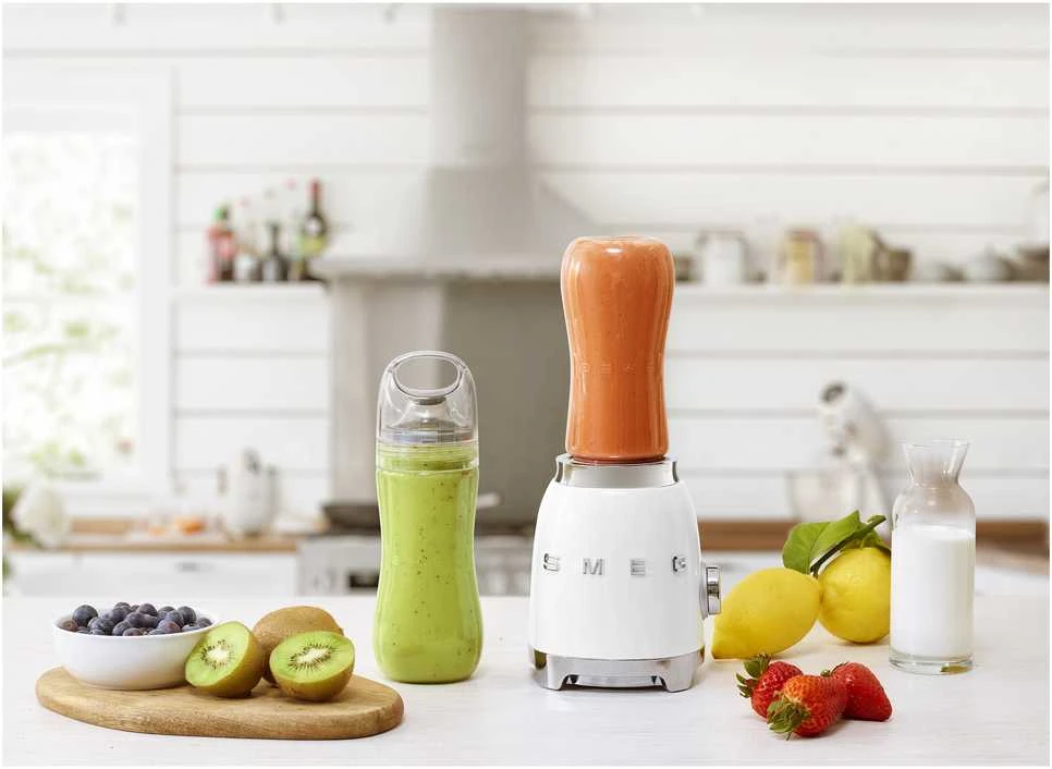 SMEG mini kokteilinė, PBF01WHEU, spalva: balta