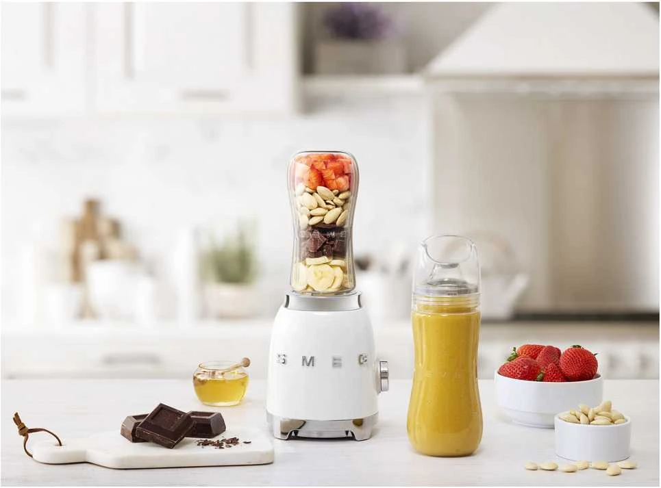 SMEG mini kokteilinė, PBF01WHEU, spalva: balta