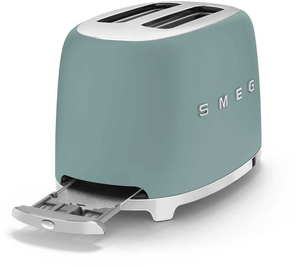 Skrudintuvas - SMEG TSF01EGMEU 2-riekelių Atšildymo/Perkaitinimo Kintamos Rudos Spalvos Žalia