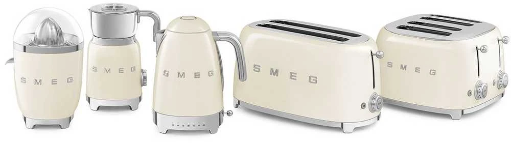 Skrudintuvas Smeg TSF03CREU, smėlio spalvos