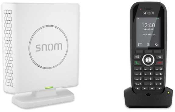 Telefonas stacionarus Snom snom m430 IP-DECT bazinė stotis ir ragelis