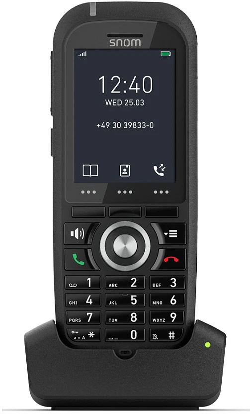 Carruzzo Snom M70 DECT telefono ragelis Skambintojo ID Juoda