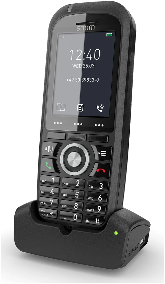 Carruzzo Snom M70 DECT telefono ragelis Skambintojo ID Juoda