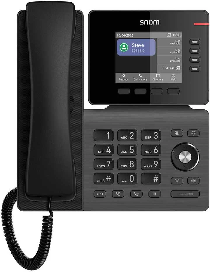 SNM Snom D810W IP telefonas Juoda IPS „Wi-Fi“