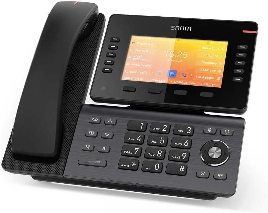 SNM Snom D892M IP telefonas Juoda TFT „Wi-Fi“