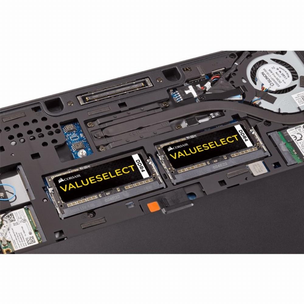Nešiojamo kompiuterio atmintis CORSAIR DDR4 2133MHz 8GB 1x260 SODIMM 1.20V Unbuffered 15-15-15-36
