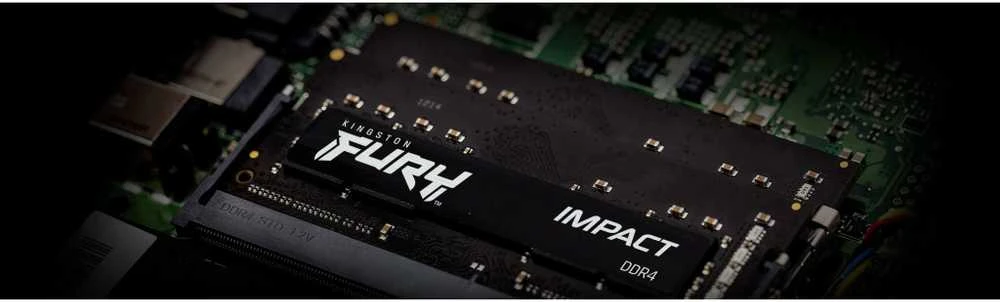 Operatyvioji atmintis (RAM) Kingston Fury Impact, 32GB (16GB 2G x 64-Bit x 2 vnt.) | KF432S20IBK2/32