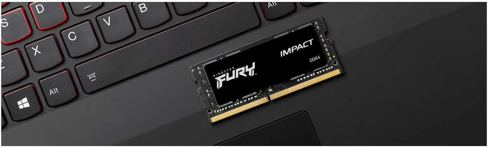 Operatyvioji atmintis (RAM) Kingston Fury Impact, 32GB (16GB 2G x 64-Bit x 2 vnt.) | KF432S20IBK2/32