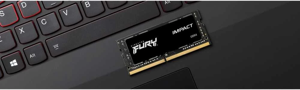 Nešiojamo kompiuterio atmintis HyperX Kingstonas | Fury Impact | 2x8 GB | SODIMM | 3200 MHz | Užrašų knygelė | Registracijos Nr. | ECC Nr