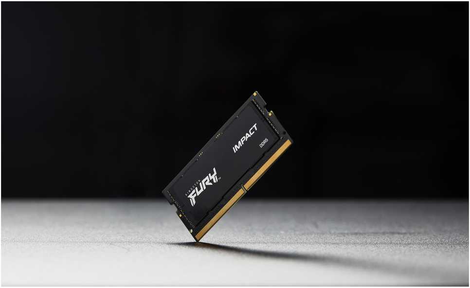 RAM „Kingston KF548S38IBK2-16“ 16 GB 4800 MHz DDR5 CL38 SODIMM (2 vnt. rinkinys) „FURY Impact“ | „Kingston“