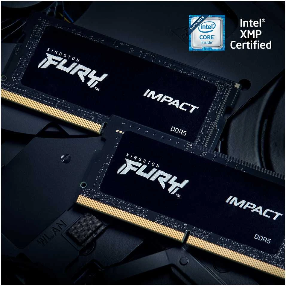 RAM KINGSTON 32GB 4800MT/s DDR5 CL38 SODIMM FURY Impact atmintis
