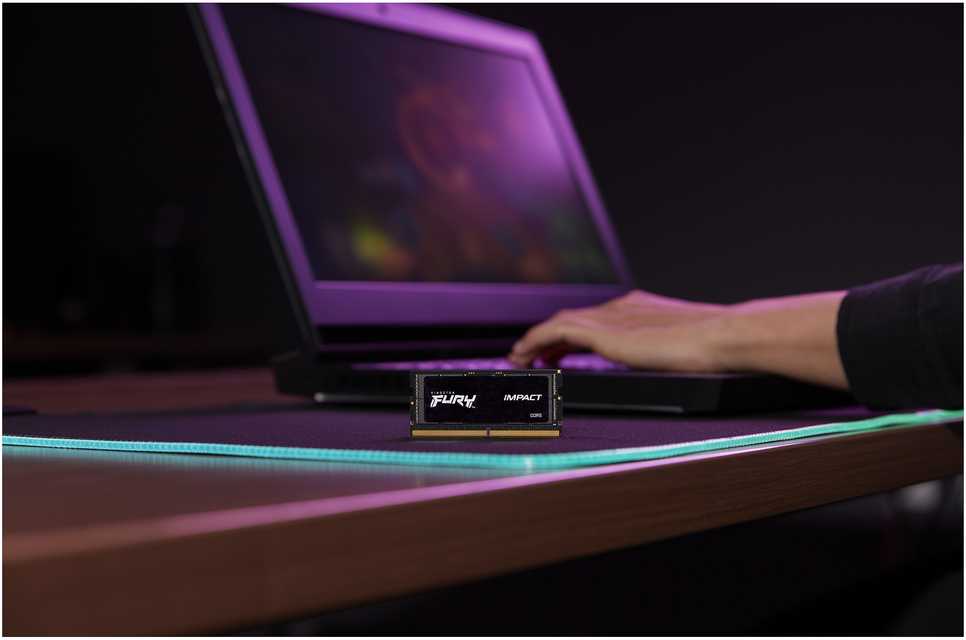 Nešiojamo kompiuterio atmintis „Kingston KF548S38IBK2-64“ 64 GB 4800 MHz DDR5 CL38 SODIMM (2 vnt. rinkinys) „FURY Impact“ | „Kingston“