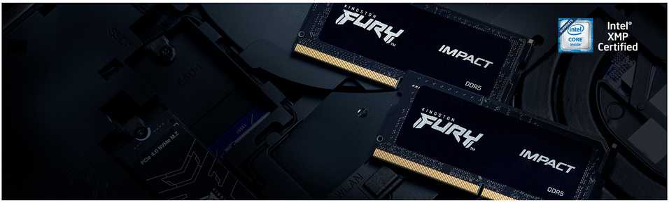 Nešiojamo kompiuterio atmintis „Kingston KF548S38IBK2-64“ 64 GB 4800 MHz DDR5 CL38 SODIMM (2 vnt. rinkinys) „FURY Impact“ | „Kingston“
