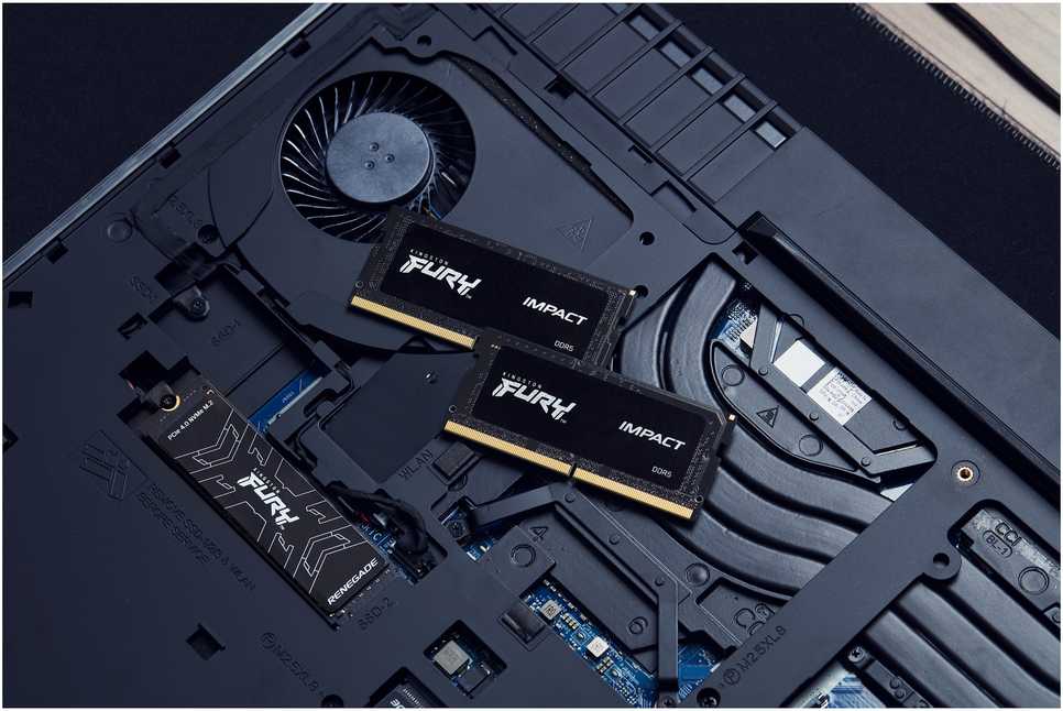 Nešiojamo kompiuterio atmintis „Kingston KF548S38IBK2-64“ 64 GB 4800 MHz DDR5 CL38 SODIMM (2 vnt. rinkinys) „FURY Impact“ | „Kingston“