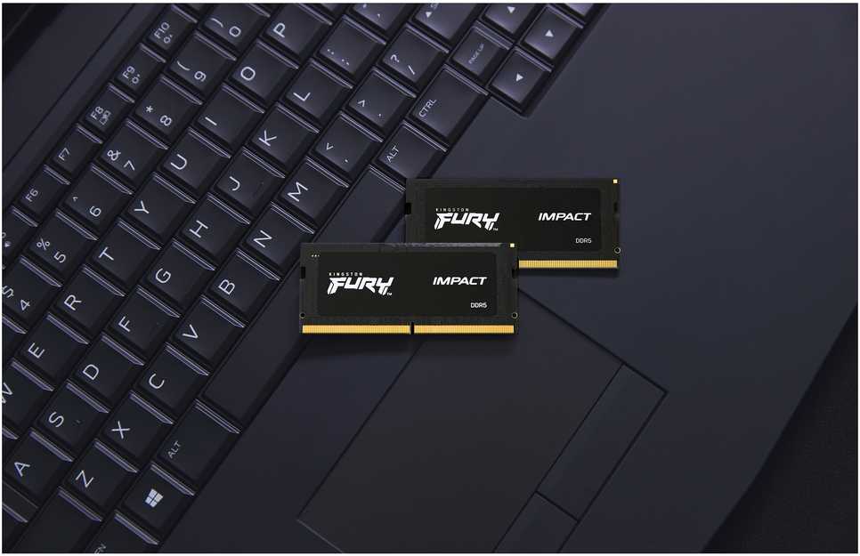 Nešiojamo kompiuterio atmintis „Kingston KF548S38IBK2-64“ 64 GB 4800 MHz DDR5 CL38 SODIMM (2 vnt. rinkinys) „FURY Impact“ | „Kingston“
