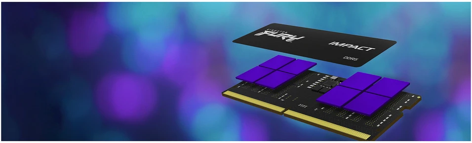 RAM „Kingston KF560S38IBK2-32“ 32 GB 6000 MT/s DDR5 CL38 SODIMM (2 vnt. rinkinys) „FURY Impact PnP“ | „Kingston“