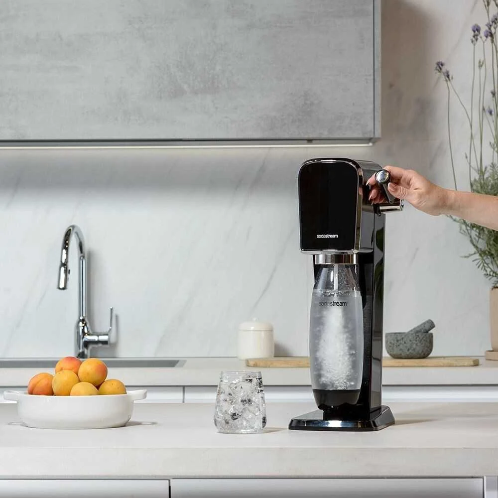 Gazuotų gėrimų gaminimo aparatas SodaStream Art, Juodas