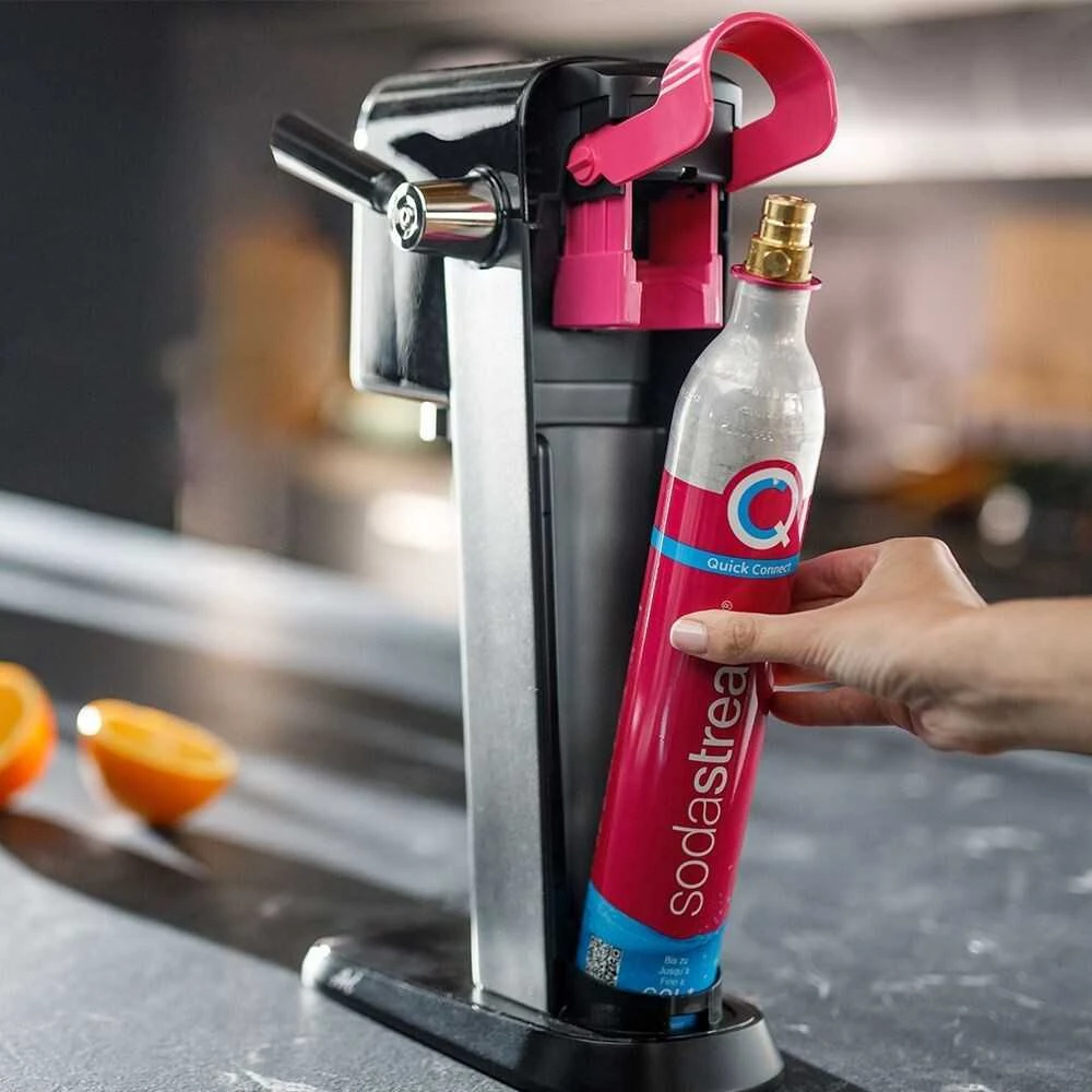 Gazuotų gėrimų gaminimo aparatas SodaStream Art, Juodas