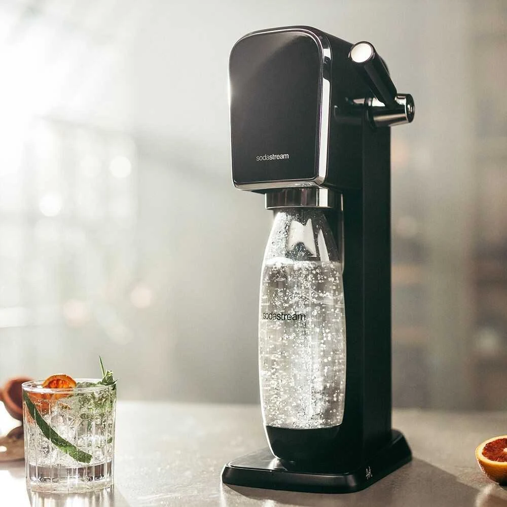 Gazuotų gėrimų gaminimo aparatas SodaStream Art, Juodas