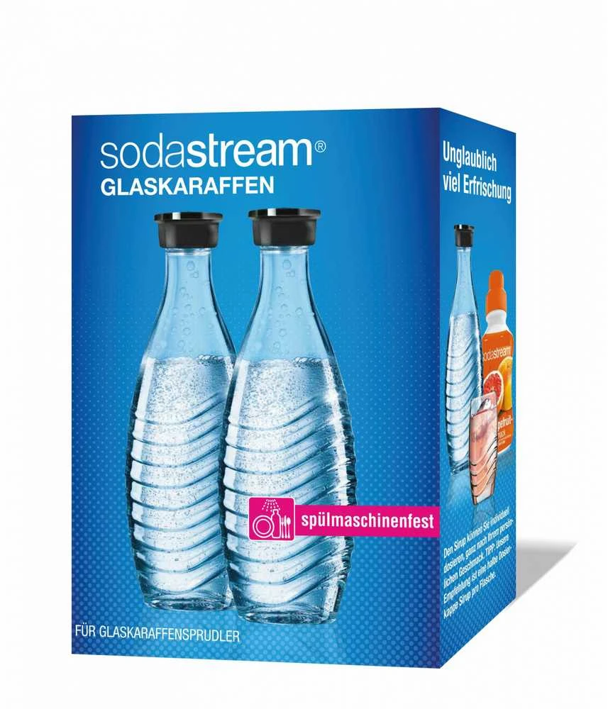 SodaStream DuoPack stiklinis grafinas (2 x 0,6 l stikliniai grafinai)