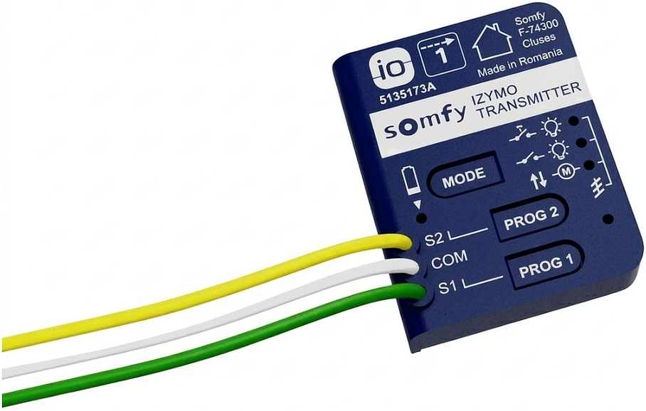 „Somfy IZYMO io“ – mikro siųstuvas apšvietimui