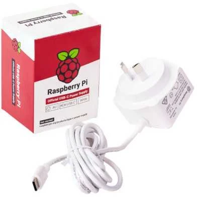 Raspberry Pi 4 oficialus maitinimo šaltinis USB-C 5.1V 3A - baltas