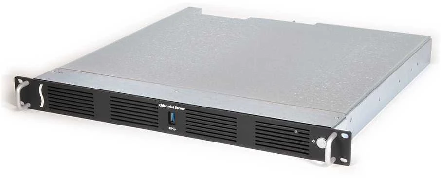 Sonnet xMac mini serveris su vienu viso ilgio ir vienu pusės ilgio lizdu, „Thunderbolt 3“ leidimas