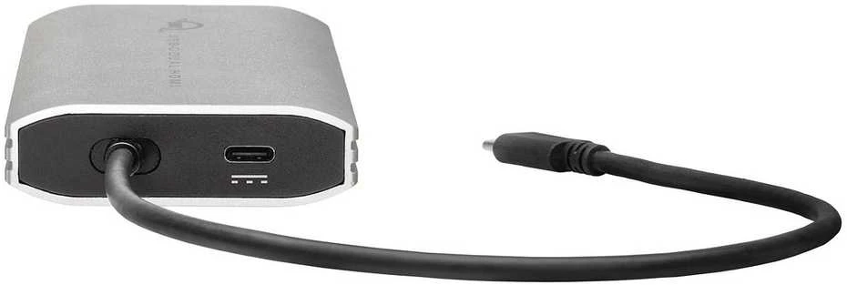Adapteris AV OWC OWC Adapteris Thunderbolt 3 > Dual HDMI 4K (sidabrinis/juodas, 26cm, with DisplayLink)