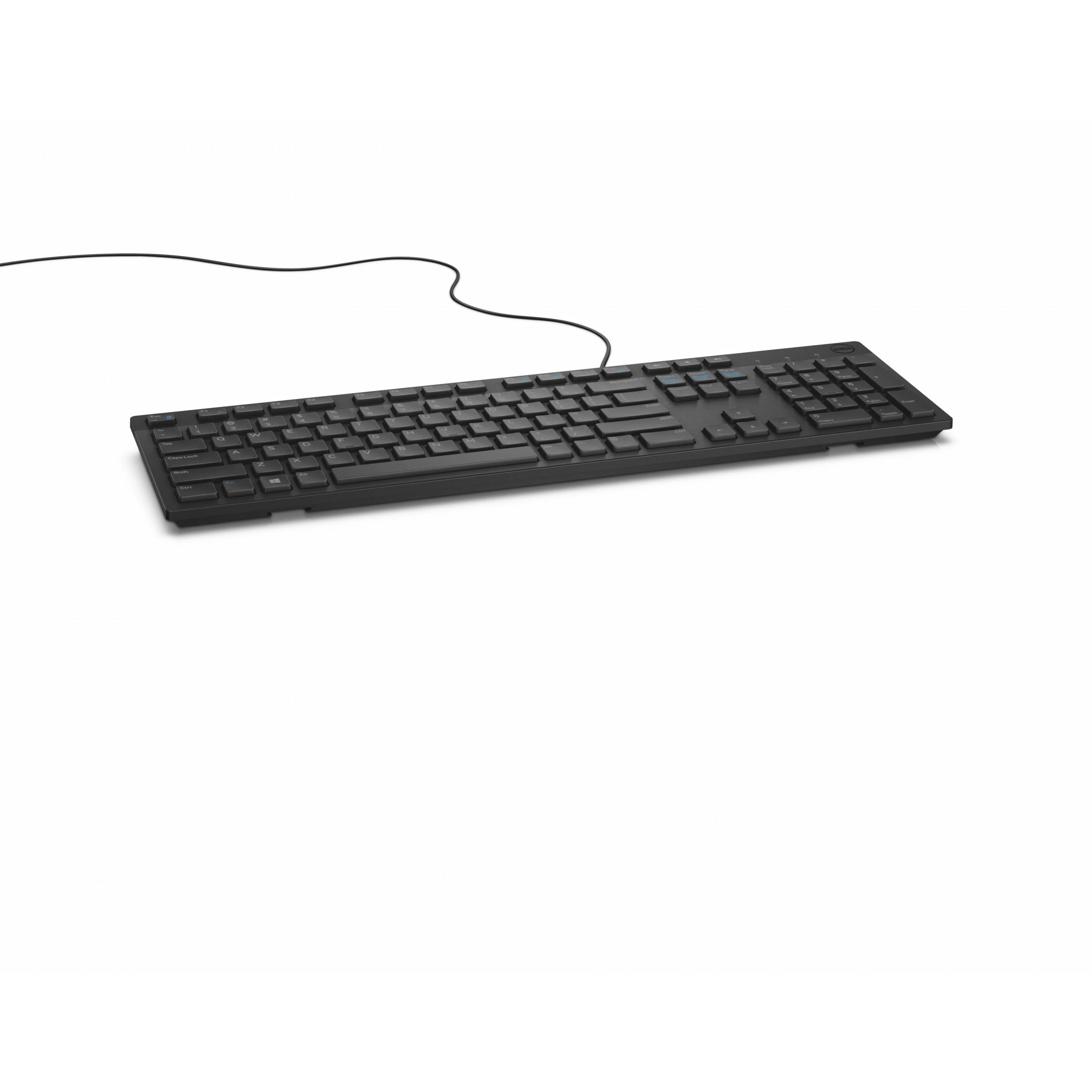 Dell multimedijos klaviatūra KB216, juoda, vokiškas išdėstymas