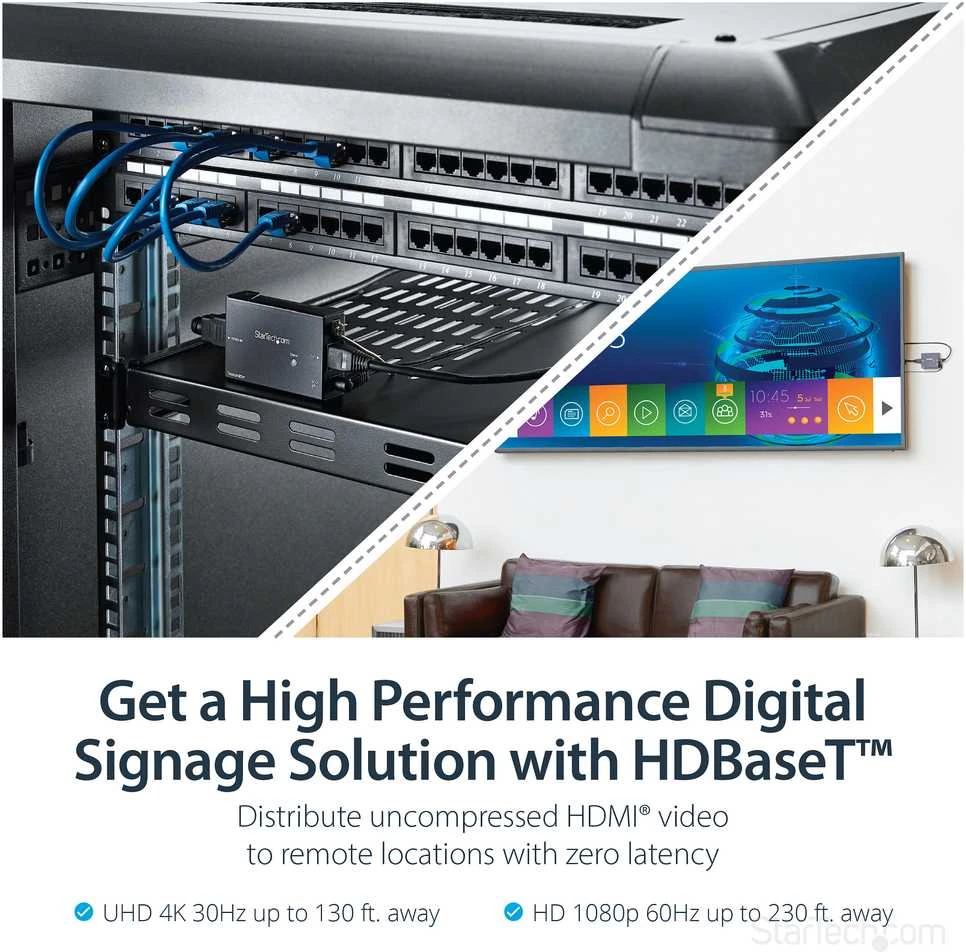 StarTech HDMI OVER CAT 5 EXTENDER AV signalo perdavimo sistema (ST121HDBTE)