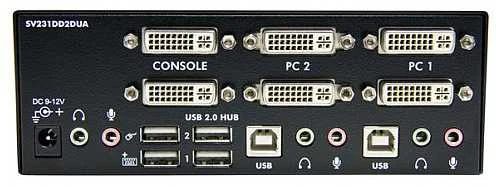 StarTech SV231DD2DUA jungiklis