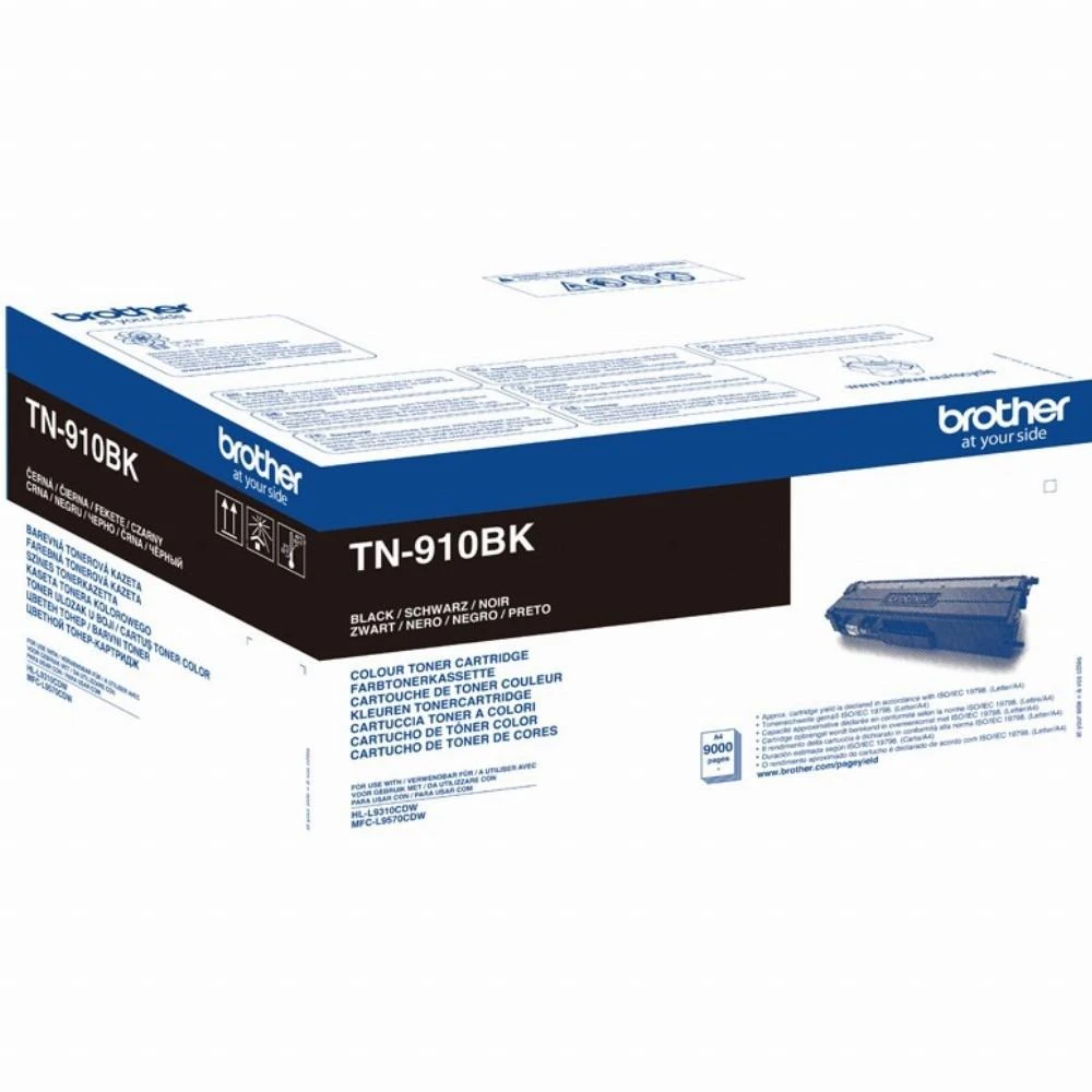 BROTHER TN-910BK Juodas Toneris, YPAČ DIDELĖS NAŠUMO, 9000 P.