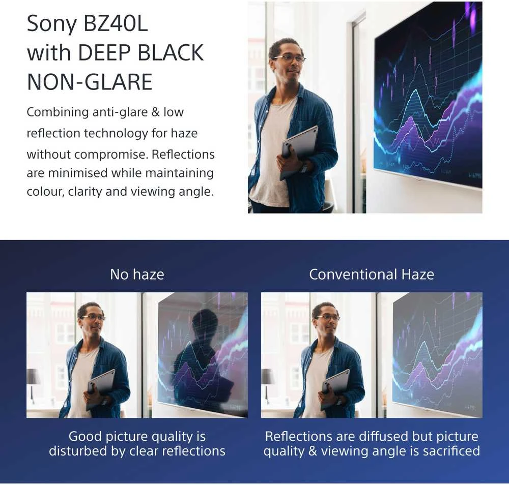 Monitorius TV Set Sony FW-75BZ40L 75-inch Professional Ekranas