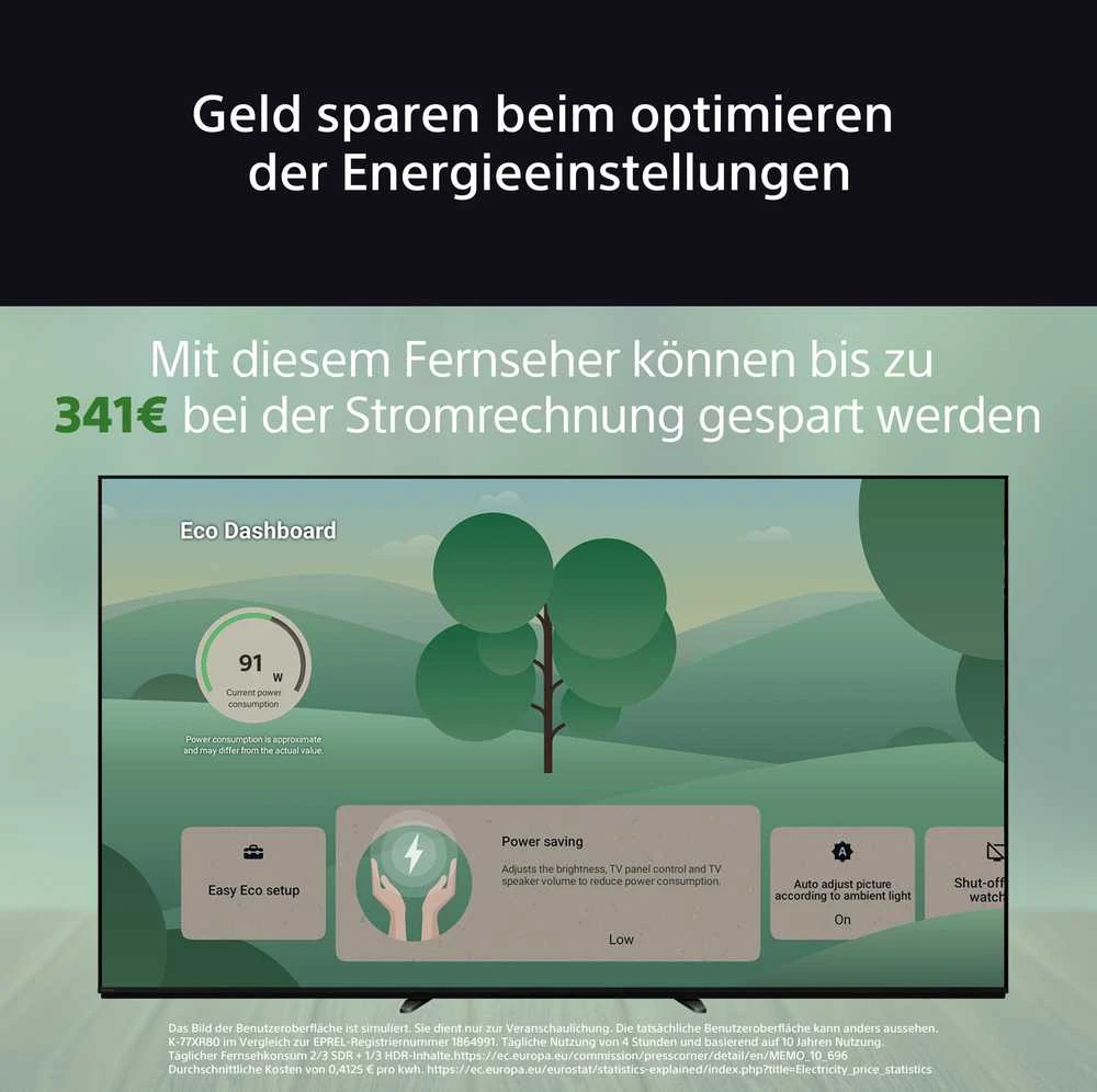 Televizorius Sony 55" BRAVIA 8 OLED 4K su imtuvu, įskaitant 3 metų PrimeSupport - ES versija