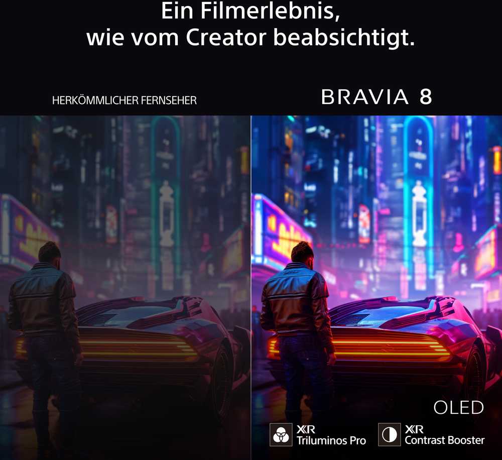 Televizorius Sony 65" BRAVIA 8 OLED 4K su imtuvu, įskaitant 3 metų PrimeSupport - ES versija