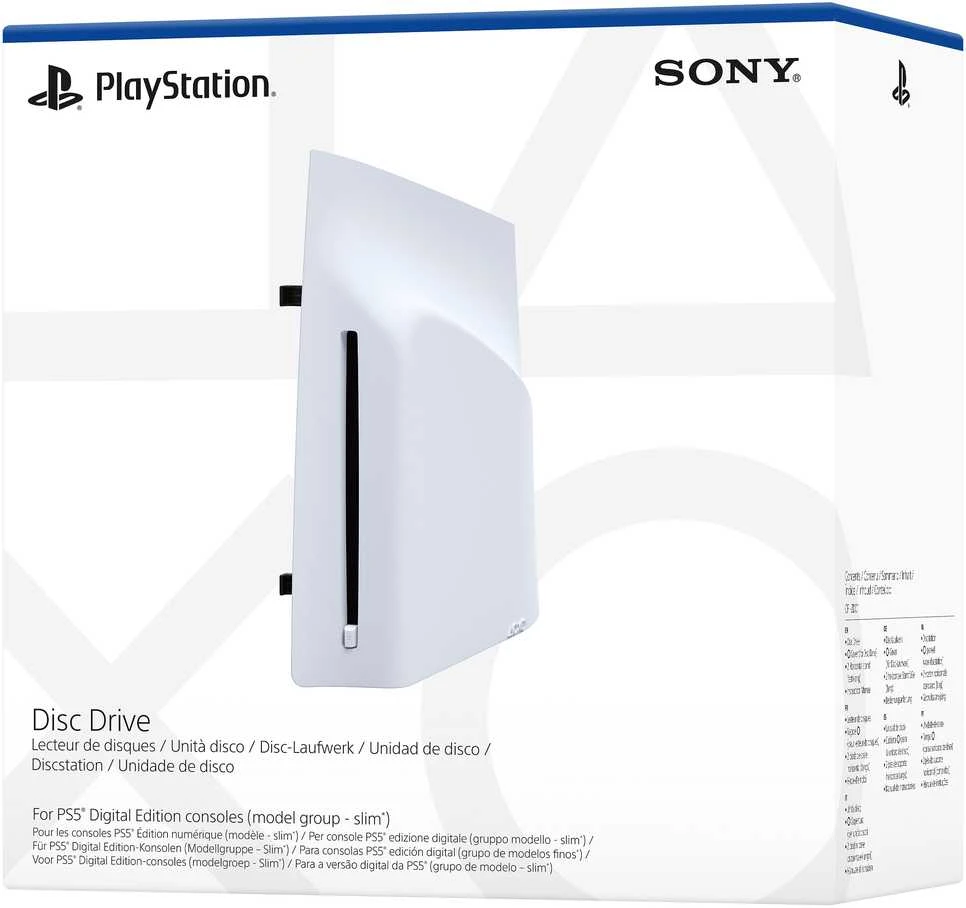 Sony PlayStation 5 Slim/Pro Digital konsolei skirtas diskasukis (PS5 Disc drive)