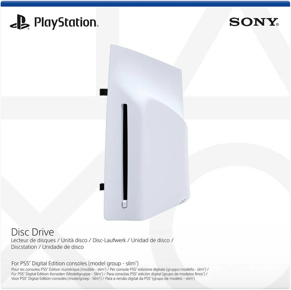 Sony PlayStation 5 Slim/Pro Digital konsolei skirtas diskasukis (PS5 Disc drive)