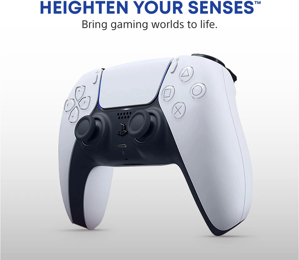 „Sony DualSense“ žaidimų valdiklis, baltas, PS5