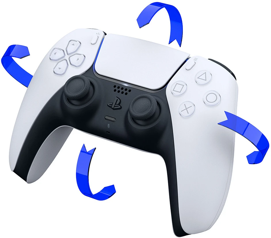„Sony DualSense“ žaidimų valdiklis, baltas, PS5