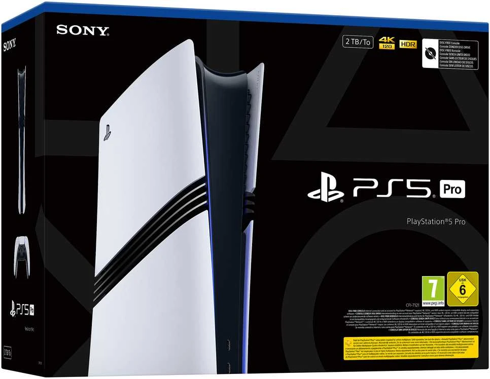Sony PlayStation 5 PRO žaidimų konsolė (2 TB SSD, Digital)