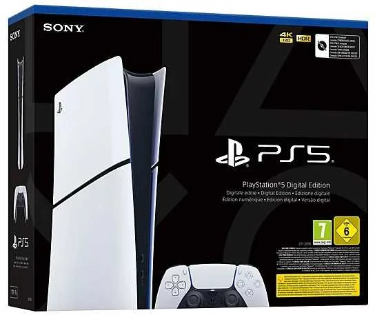 Žaidimų konsolė Sony Playstation 5 Slim Digital Edition, 825 GB, Balta